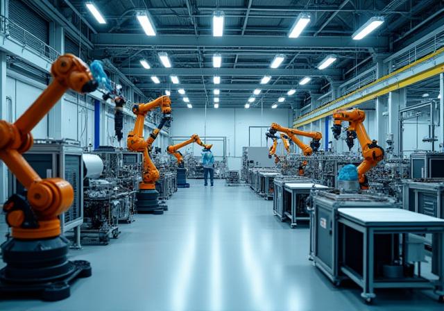 Aerospace manufacturing plant with new systems